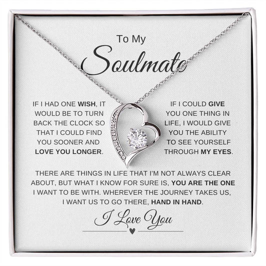 To My Soulmate | Forever Love Necklace